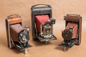 Photo of old cameras